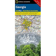 Georgia Map (National Geographic Guide Map)