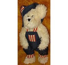 Vintage Teddy Bear Stuffed Plush Joshua Bear, Looking For His Girlfriend Opal