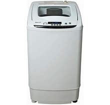 Magic Chef Portable Washing Machine 5-Wash Cycle Top Load Washer 0.9 Cu Ft White