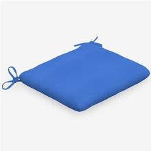 Seat Cushion - Teal/Turquoise Blue, Size Knife Edge, Sunbrella | The Company Store