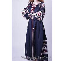 Vita Kin Style, Vyshyvanka, Ukrainian Linen Dress, Embroidered Dress,