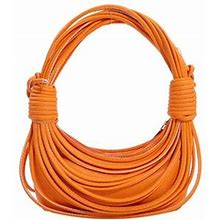 Noodle Tote Bag Hand Woven Rope Knot Shoulder Bag For Women