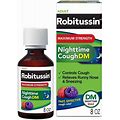 Robitussin Maximum Strength Nighttime Cough DM Syrup - Dextromethorphan - 8 Fl Oz