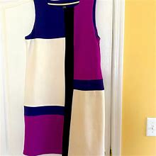 Grace Elements Dresses | Gorgeous Color Block Harlequin Sheath Dress Size 16 | Color: Pink/Purple | Size: 16