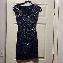 Lauren Ralph Lauren Dresses | Ralph Lauren Petite Sequin Dress | Color: Blue | Size: 0P