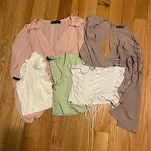 H&M Tops | Medium Clothing Lot | Color: Pink/White | Size: M