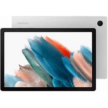 Refurbished Samsung Galaxy Tab A8 10.5 32GB Storage 3GB RAM Silver Wi-Fi Tablet SM-X200NZSAXAR
