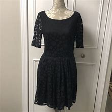 Lc Lauren Conrad Dresses | Little Black Dress, Babydoll Dress, Polka Dot | Color: Black | Size: 8