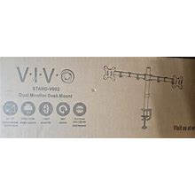 VIVO STAND-V002 Dual Monitor Desk Mount - Black