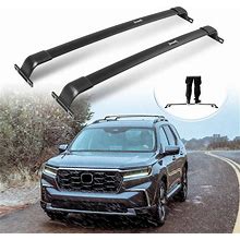 Heavy Duty 220Lbs Cross Bars Fit For 2023 2024 Honda Pilot Elite Sport Touring Trailsport (Except LX And EX-L) - Roof Rack For Kayak Snowboard
