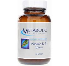 Metabolic Maintenance, Vitamin D3 2,000 IU, 120 Capsules