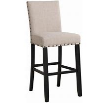New Classic Furniture Crispin Solid Wood 29" Barstool - Natural Beige (Set Of 2)