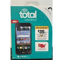 Total Wireless Prepaid LG Rebel 2 4G LTE 8GB Black Smartphone