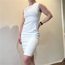 Vince Dresses | Vince, White Dress Knee Length | Color: White | Size: S