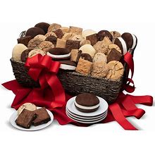 Baked Goods Deluxe Gift Basket - Chocolate Gift Of Cookies, Brownies And Whoopie Pies - Kosher Gift