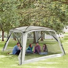 Outsunny 12' X 12' Screen House Room, UV50+ Screen Tent With 2 Doors And Carry Bag, Easy Setup