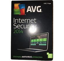 AVG Internet Security 2014 Ultimate Antivirus Protection For 1PC / 1 Year