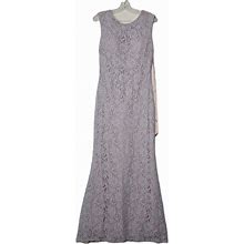 Onyx Nite Dresses | Onyx Nite Women's Lavander Prom Dress Lace Size 8 | Color: Purple | Size: 8