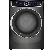 Electrolux 8 Cu. Ft. Titanium Front Load Perfect Steam Electric Dryer With Predictive Dry And Instant Refresh