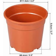 Plastic Plant Pot With Holes Flower Planter Container - Indoor Outdoor