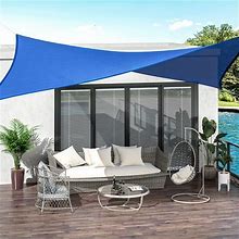 Outsunny 24' Square Outdoor Patio Sun Shade Sail Canopy