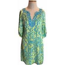 Lilly Pulitzer Women's Silk Dress - Green - 6