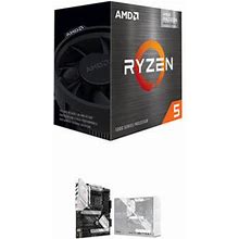 AMD Ryzen 5 5500GT 6-Core Processor And ASUS ROG STRIX B550-A GAMING Motherboar 100-100001489BOX