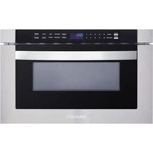 Cosmo 24 in. Built-In Microwave Drawer With Auto Presets In Stainless Steel - 24 in.