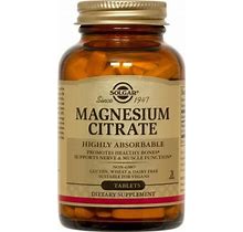Solgar Vitamin And Herb - Magnesium Citrate - 120 Tablets