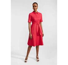 Hobbs Petite Tarianna Dress - Red - Casual Dresses Size 6