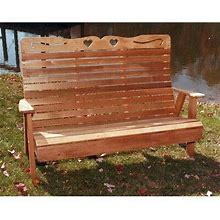 Creekvine Designs Cedar Benches Garden Outdoor Bench Wood/Natural Hardwoods In Brown | 40 H X 48 W X 28 D In | Wayfair WF1105CVD-CS