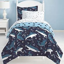 Dream Factory Comforter Set, Blue, Twin