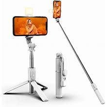Enkarl Selfie Stick Tripod With Light, All In One Cell Phone Selfie Stick Tripod, Cellphone Tripod With Wireless Remote And Phone Holder, Portable,