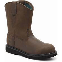 Georgia Boot Pull On Boot Kids' | Boy's | Dark Brown | Size 4.5 Youth | Boots