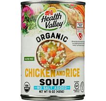 Health Valley Organic Chicken Rice Soup, 15 Ounce -- 12 Per Case.