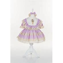 Lilac Dress For Girl, Birthday Dress For Kids, Little Baby Vintage Dress, Toddler Party Dress, Elegant Princess Dress, Lace Children's Dress