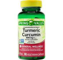 Spring Valley Turmeric Curcumin With Ginger Powder Dietary Supplement, 500 Mg,