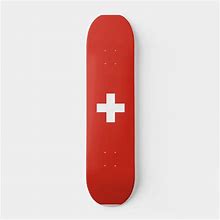 Flag Of Switzerland Skateboard