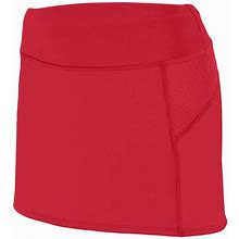 Augusta Sportswear 2420 Women's Femfit Skort - RED/GRAPHITE S