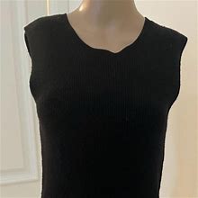 Vince Dresses | Black Knit Sleeveless Dress | Color: Black | Size: S