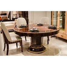 Rosdorf Park Alisan Round Dining Table Wood In Brown | 30.71 H X 59.06 W X 59.06 D In | Wayfair Ff538125dd17bb314c82e9577300802b