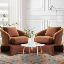 Modern Luxury Style Emphasizes Chairs, Armchairs, Living Room Chairs, And Casual Padded Bucket Chairs - Coffee