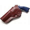 Colt Revolver 357 Magnum 38 Special Leather 4 Inch Cross Draw Holster