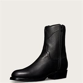 Tecovas Men's The Dax Zip Boots, Round Toe, 8" Shaft, Midnight, Bovine, 1.25" Heel, 11 EE