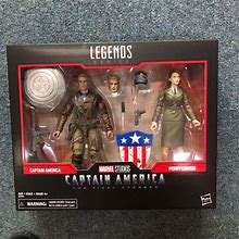 Avengers Captain America & Peggy Carter 80th Annivers 6" Figure New Toy IN Stock