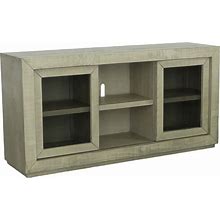 Palisades 64" TV Entertainment Console In Stone Gray-Beige, Beige/Gray/Stone, Entertainment Centers & TV Stands, By Progressive Furniture