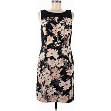 Ann Taylor LOFT Outlet Casual Dress - Sheath: Black Color Block Dresses - Women's Size 6