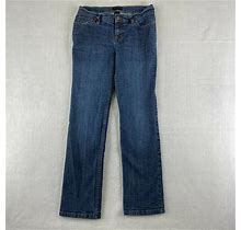 The Limited Jeans Womens Size 6 Blue Straight Leg Low Rise Pants
