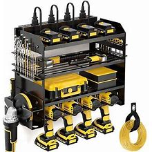 Power Tool Organizer Charging Station With Angle Grinder Holder, Heavy