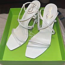 Sam Edelman Shoes | New Sam Edelman Heels Size 9.5 | Color: White | Size: 9.5